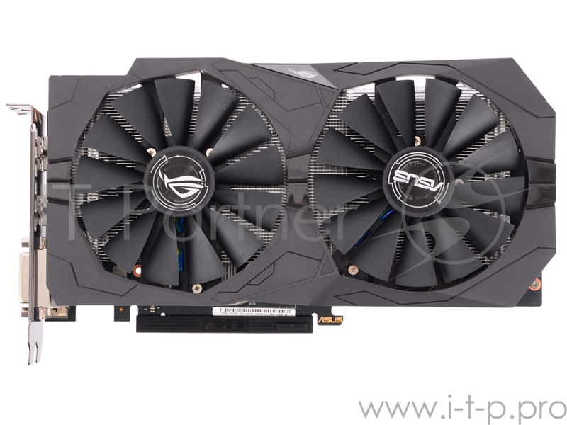 Видеокарта ASUS GeForce GTX 1050 2ГБ STRIX-GTX1050-O2G-GAMING (GeForce GTX 1050, DDR5, 2xDVI, HDMI, DP) (PCI-E)