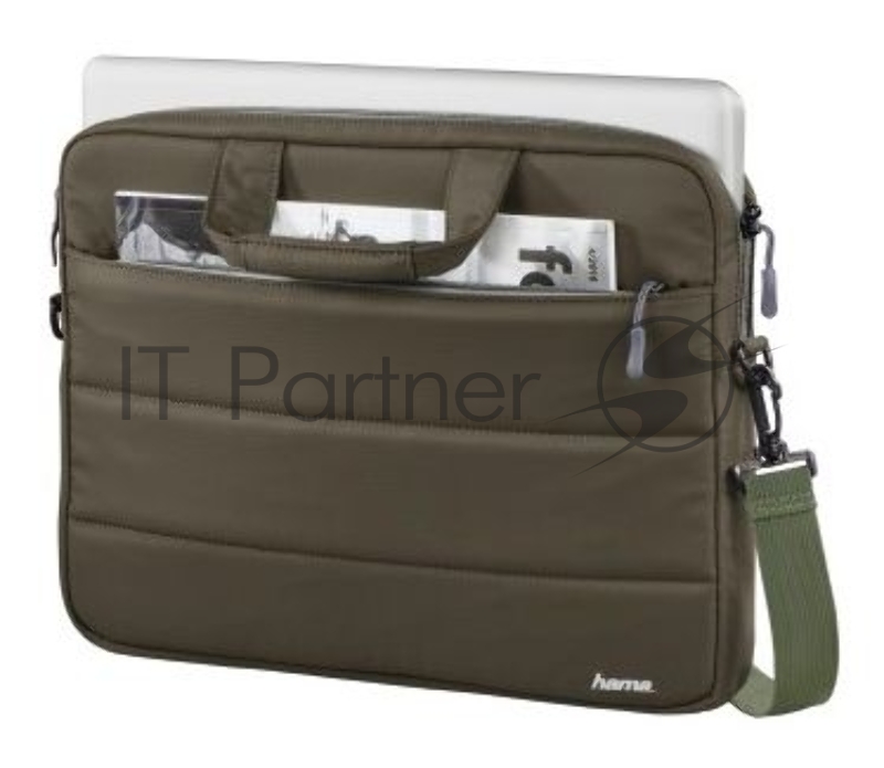 Сумка для ноутбука 15.6 Hama Toronto оливковый нейлон (00101854)