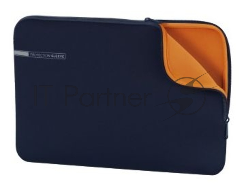 Чехол для ноутбука 13.3 Hama Neoprene синий/оранжевый неопрен (00101553)