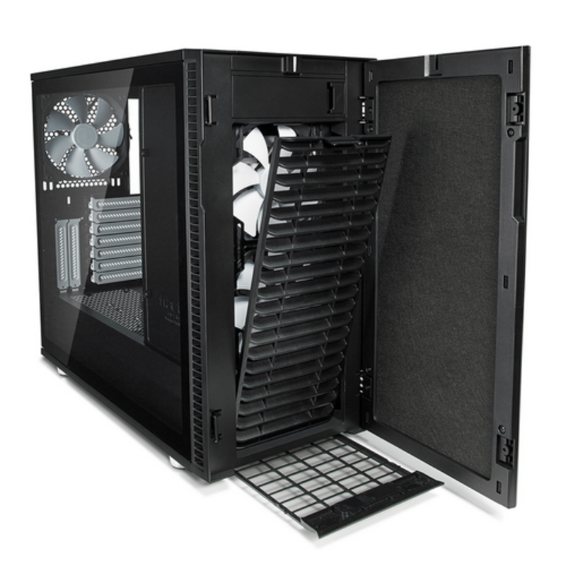 Корпус Fractal Design Define R6 TG черный без БП ATX 2xUSB2.0 2xUSB3.0 audio front door bott PSU