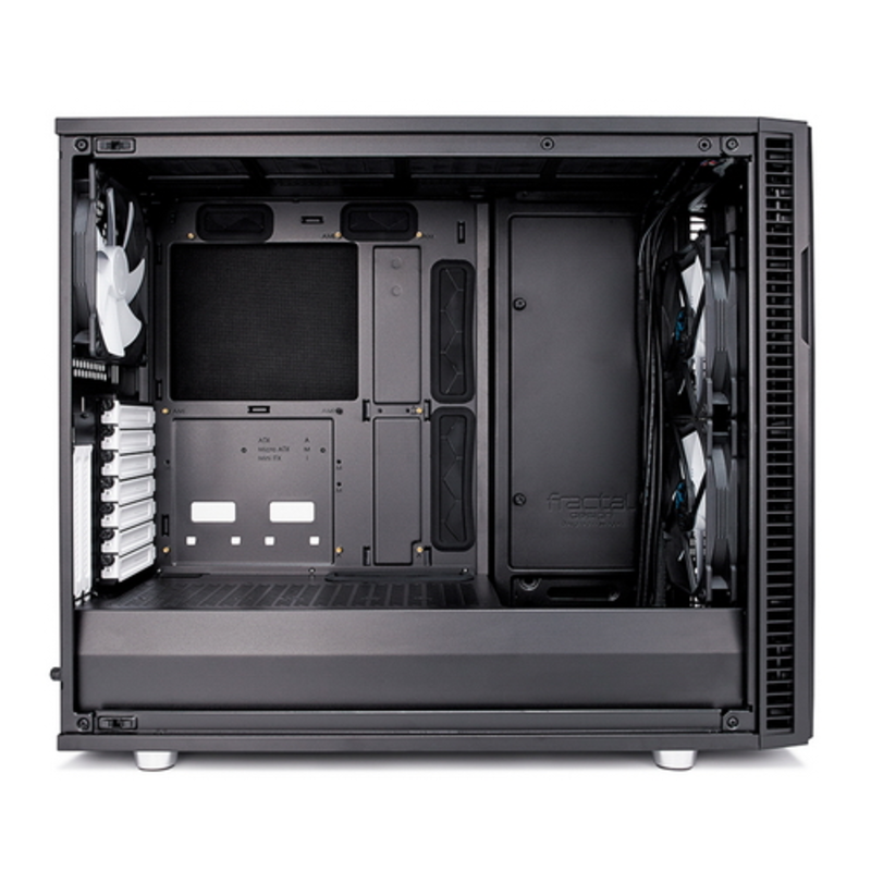Корпус Fractal Design Define R6 TG черный без БП ATX 2xUSB2.0 2xUSB3.0 audio front door bott PSU