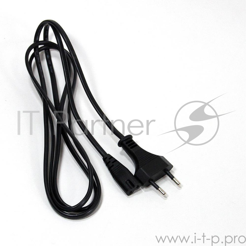 Кабель для аудио-видео техники IEC-320-C7--розетка 220V, 2-pin, 1.8м , черный