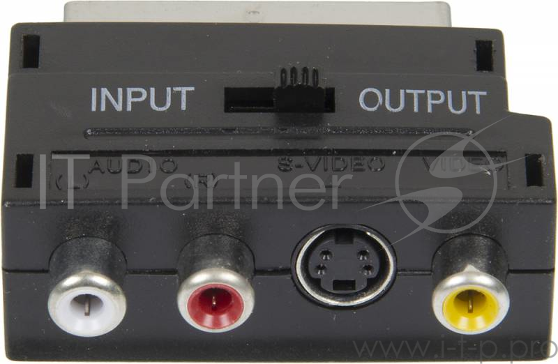 Адаптер аудио-видео Ningbo SCART (m)/3хRCA (f)/S-VIDEO (f) черный (JSP005)