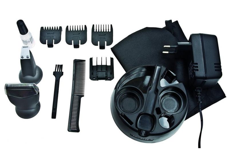 Триммер Wahl GroomsMan Body черный/серебристый (насадок в компл:3шт)