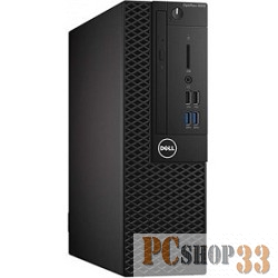 Компьютер Dell OptiPlex 3050 SFF 3050-0412 (Core i3 7100-3.90ГГц, 4ГБ, 500ГБ, HDG, DVDRW, LAN, W10 Pro) + клавиатура + мышь