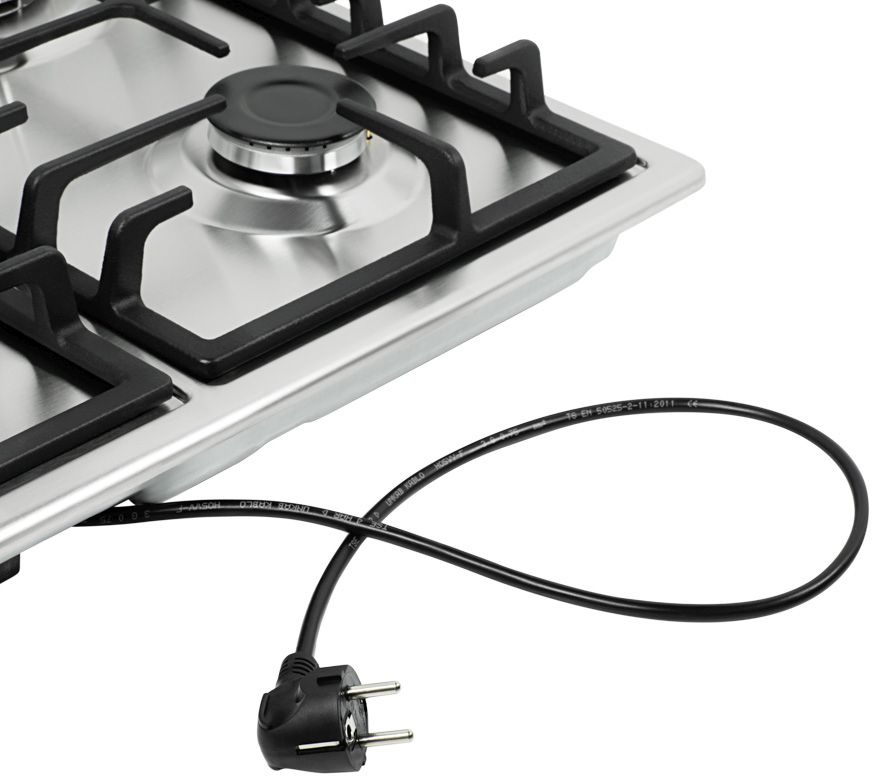 Газовая варочная поверхность Maunfeld EGHS.64.33CS/G серебристый