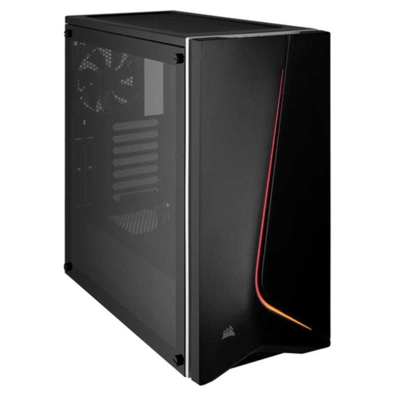 Корпус Miditower Corsair Carbide SPEC-06 CC-9011146-WW, ATX, черный (без БП)