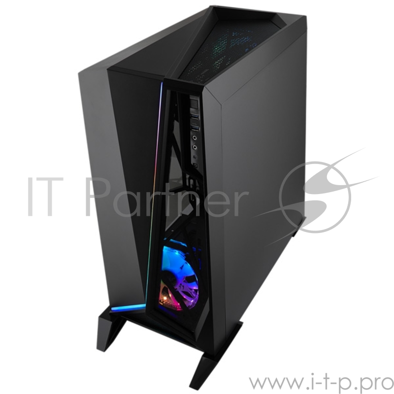 Корпус Miditower Corsair Carbide SPEC-OMEGA RGB CC-9011140-WW, ATX, черный (без БП)