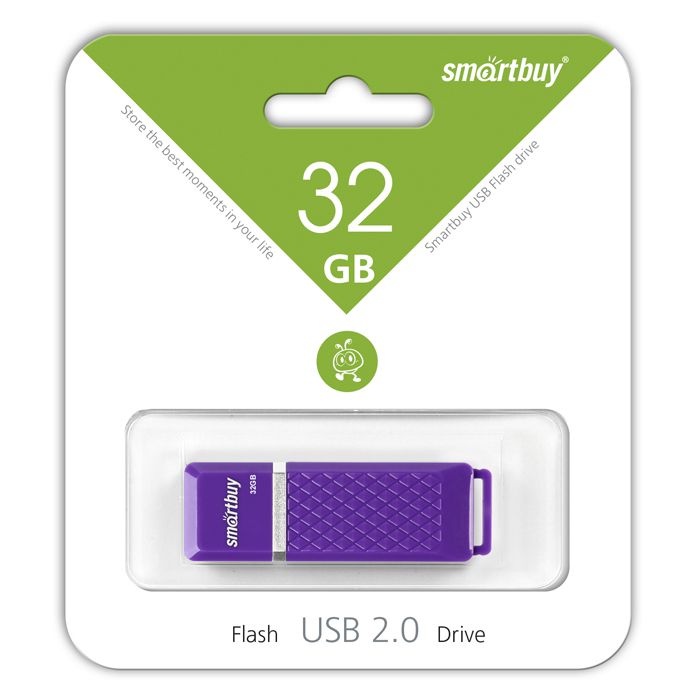 Носитель информации Smartbuy USB Drive 32Gb Quartz series Violet SB32GBQZ-V