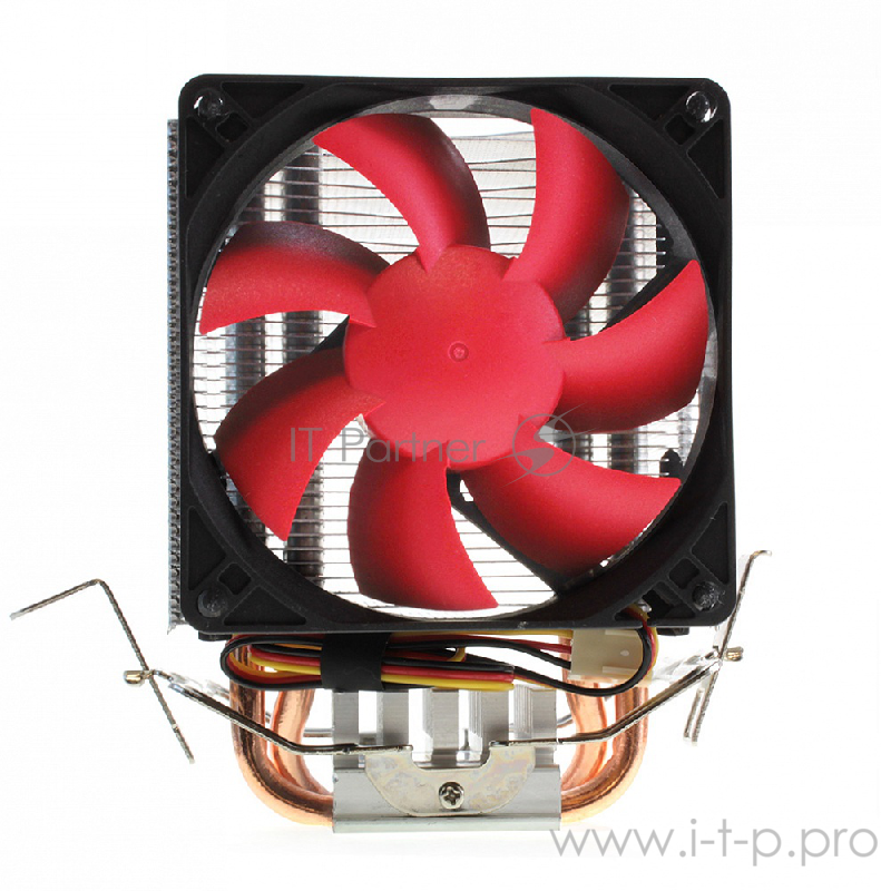 вентилятор CROWN Кулер для процессора CM-92 (Для Intel и AMD, TDP до 95 Ватт, 2шт. медных теплопроводных трубок , Гидродинамическиий подшипник, Размер: 117*79*113 мм)