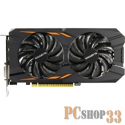 Видеокарта Gigabyte GTX1050 WF 2Gb GDDR5 128bit DP, DVI-D, HDMIx3 (GV-N1050WF2-2GD) RTL