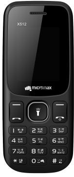 Мобильный телефон Micromax X512 32Mb черный моноблок 2Sim 1.77 128x160 0.08Mpix BT GSM900/1800 MP3