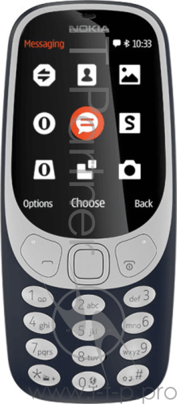 Сотовый телефон Nokia 3310 DS dark blue (2017)