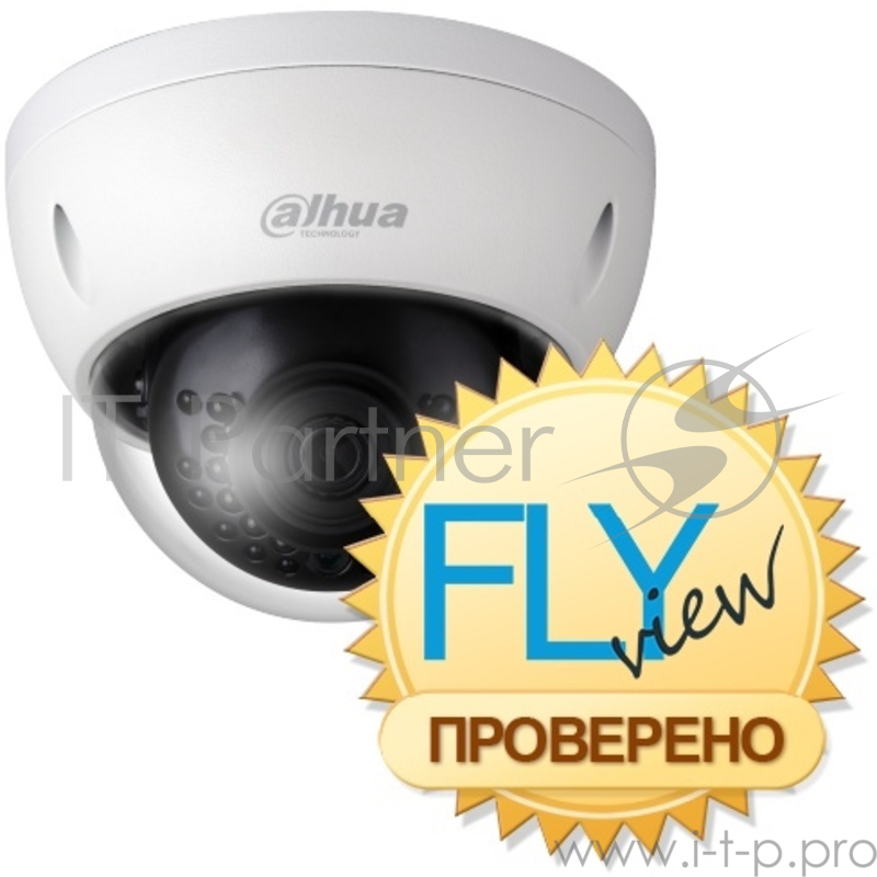 Видеокамера IP Dahua DH-IPC-HDBW1230EP-S-0360B 3.6-3.6мм цветная корп.:белый