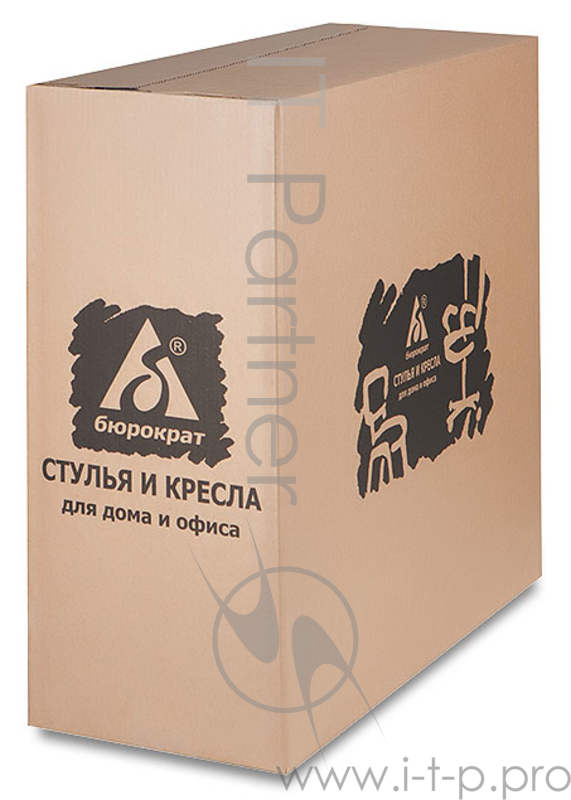 Кресло руководителя Бюрократ T-800AXSN черный кожа крестовина хром
