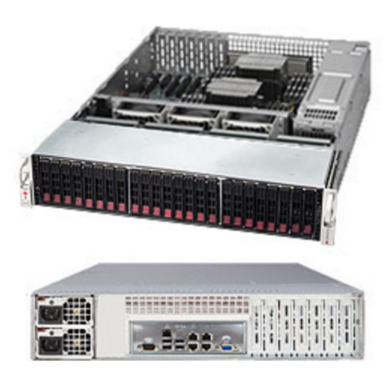 Серверная платформа 2U BLACK SSG-2028R-E1CR24N SUPERMICRO