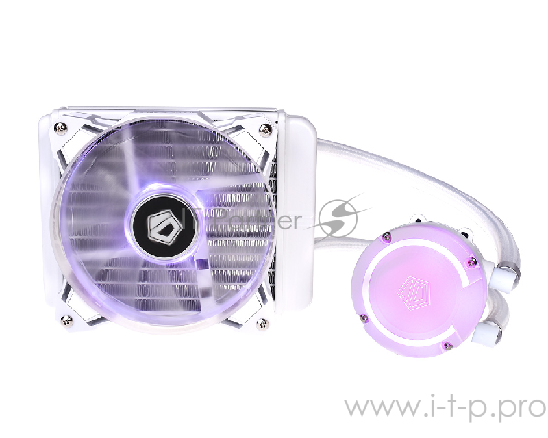 Система водяного охлаждения ID-Cooling AURAFLOW 120 SNOW (120mm,700-1800об/мин,для процессора Intel: