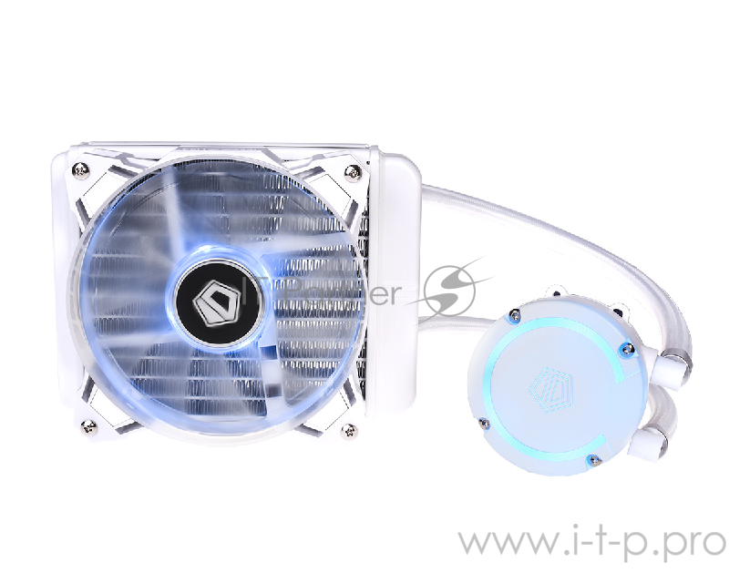 Система водяного охлаждения ID-Cooling AURAFLOW 120 SNOW (120mm,700-1800об/мин,для процессора Intel: