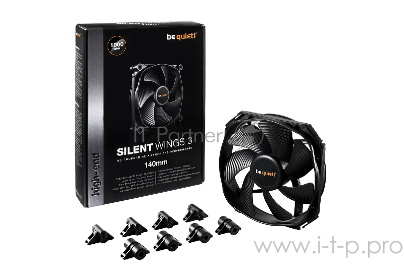 Корпусной вентилятор BE QUIET! SILENT WINGS 3 140mm / BL065