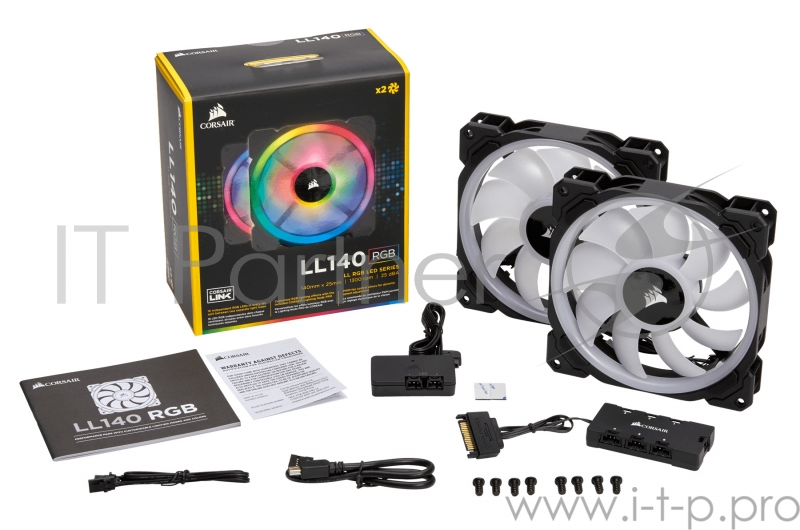 Вентилятор LL140 RGB CO-9050074-WW ,RTL{10}