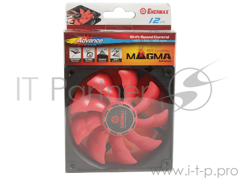 Вентилятор Enermax Magma Advanced UCMAA12A 120mm, 3pin, 1000-1500-1800rpm, 13-18-20dB, MTBF 160000 RTL