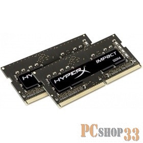 Память SO-DIMM DDR4 KINGSTON 8GB 2400MHz CL14 (Kit of 2) HyperX Impact, EAN: 740617242508