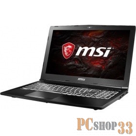 Ноутбук MSI GL62M 7REX-2673XRU (Core i7 7700HQ-2.80ГГц, 8ГБ, 1000ГБ, GFGTX1050Ti, LAN, WiFi, BT, WebCam, 15.6 1920x1080, FreeDOS), черный