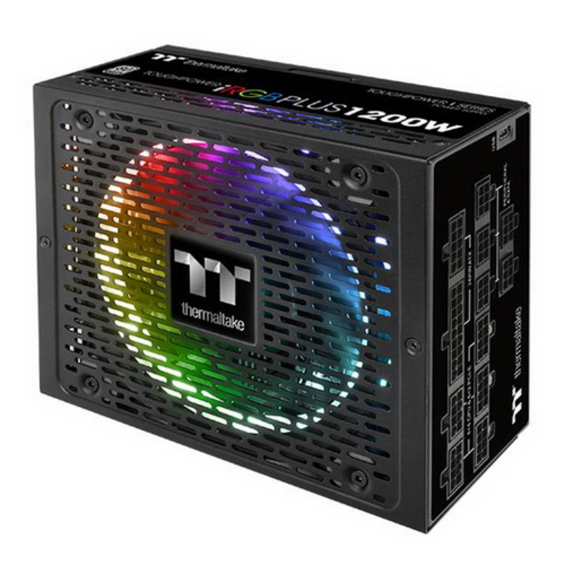 Блок питания Thermaltake ATX 1200W Toughpower iRGB Plus 80+ platinum (24+4+4pin) APFC 140mm fan colo