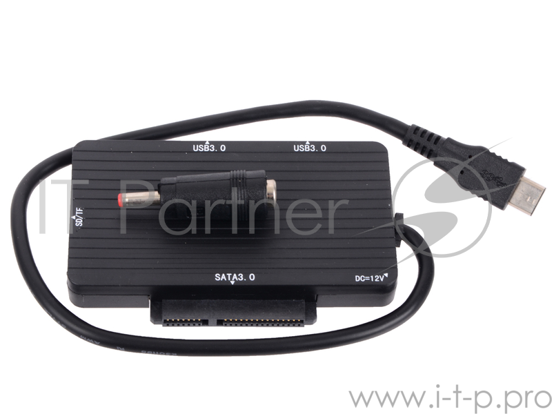 Адаптер ORIENT UHD-509, USB 3.0 to SATA 6Gb/s (ASM1153E, поддержка UASP) SSD,HDD 2.5/3.5, встроенн