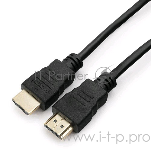 Кабель HDMI Гарнизон GCC-HDMI-1.8М, 1.8м, v1.4, M/M, черный, пакет