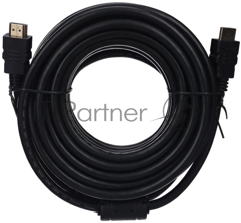 Кабель HDMI 19M/M ver 2.0, 15М, 2 фильтра Aopen ACG711D-15M