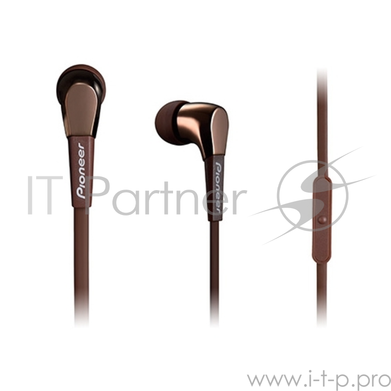 Гарнитура вкладыши Pioneer SE-CL722T-T 1.2м коричневый проводные (в ушной раковине)