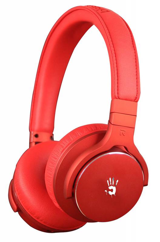 Наушники с микрофоном A4 Bloody M510 красный 1.2м мониторы оголовье