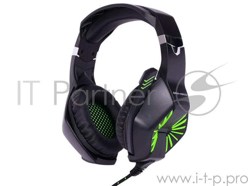 Гарнитура Dialog Gan-Kata HGK-28L green (подсветка,регулятор громкости)