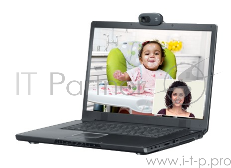 Веб-камера Logitech WebCam C270 HD черный USB2.0 1280x720 микрофон