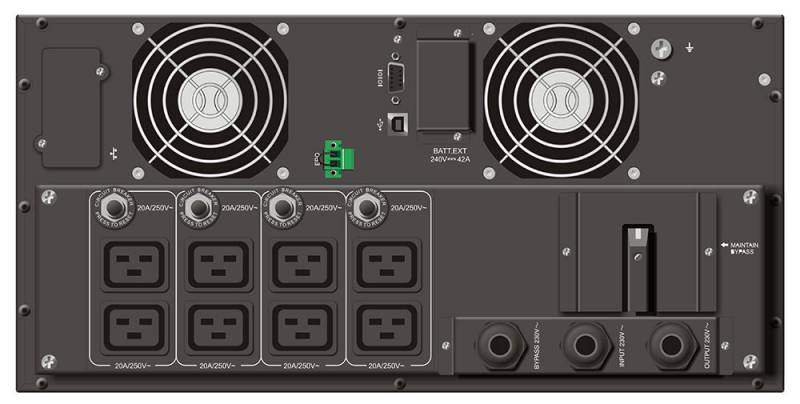 Источник бесперебойного питания Ippon Innova RT 10000 9000Вт 10000ВА черный