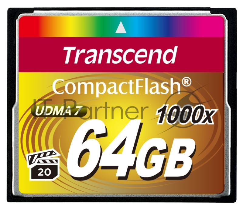 Флеш Карта CF 64GB Transcend, 1000X