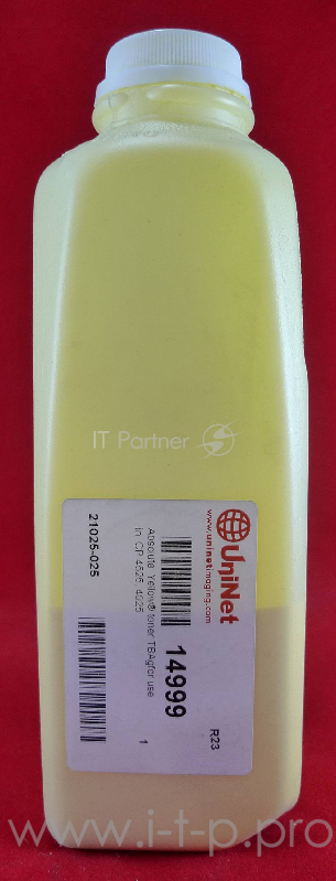 Тонер HP CP 4525/4025/CM 4540 yellow CE262A Absolute Yellow (фл.) 11K Uninet