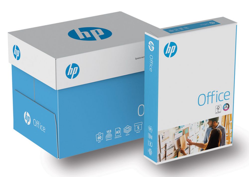 Бумага International Paper HP Office CHPOP080X528 A4/80г/м2/500л./белый матовое/матовое для лазерной