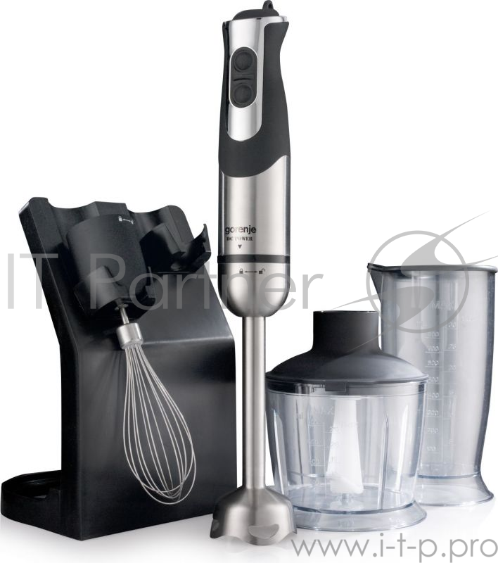Блендер погружной Gorenje HBX884QE черный/нержавеющая сталь