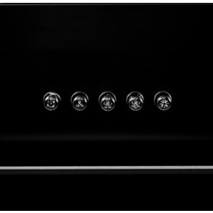 Вытяжка каминная Lex Luka 600 черный управление: кнопочное (1 мотор)