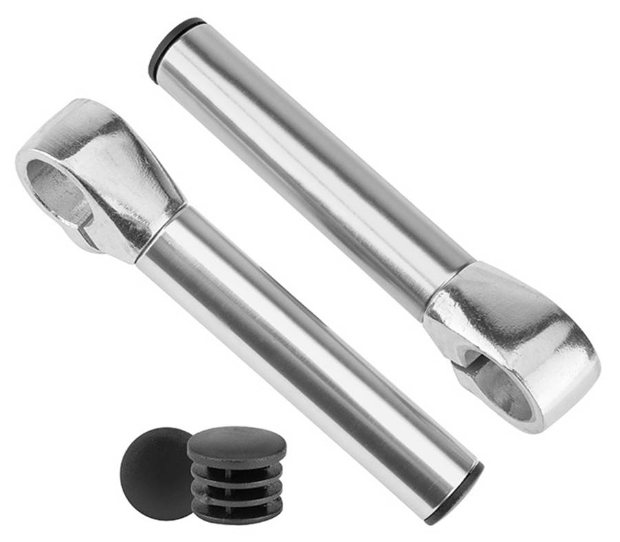 Рога на руль KWL-3 AL Серебро 440030