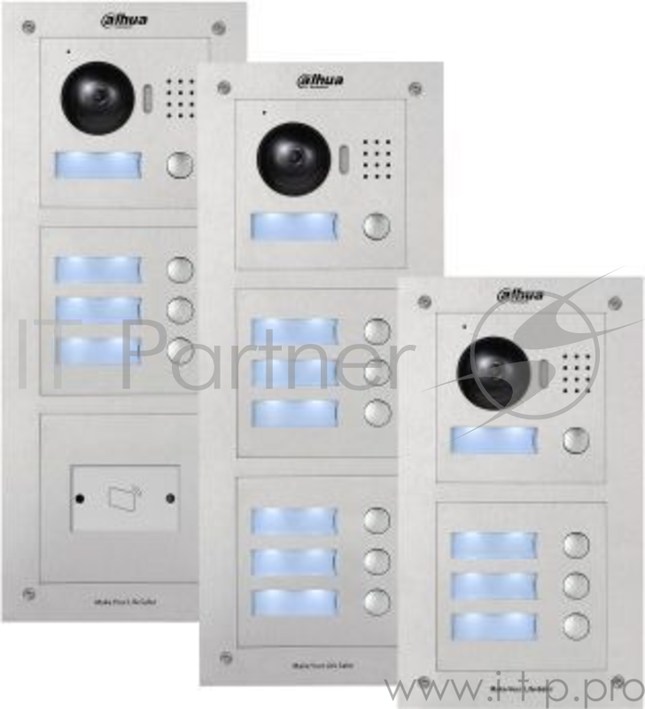 Видеопанель Dahua VTO2000A-C цветной сигнал CMOS цвет панели: серебристый