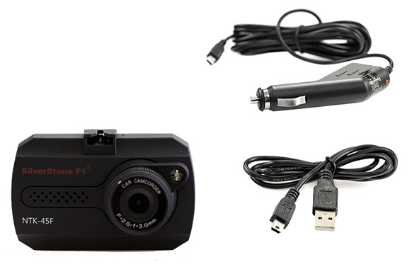 Видеорегистратор Silverstone F1 NTK-45 F черный 1.3Mpix 1080x1920 1080p 140гр. Novatek 96220