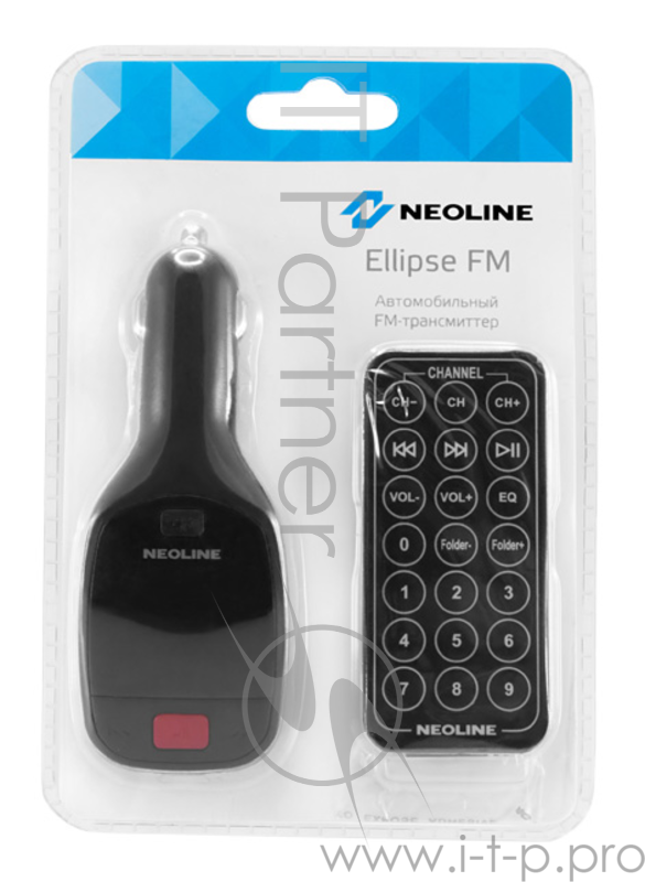 Автомобильный FM-модулятор Neoline Ellipse FM черный SD USB PDU