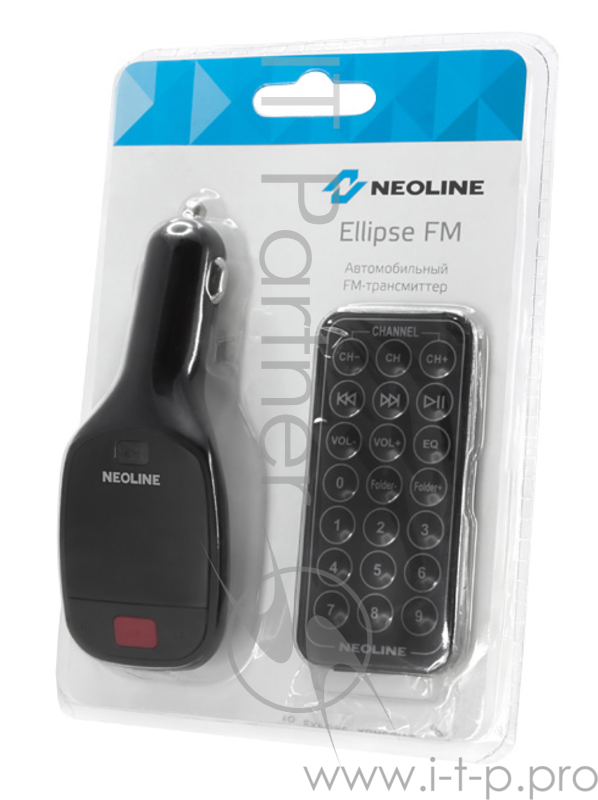 Автомобильный FM-модулятор Neoline Ellipse FM черный SD USB PDU