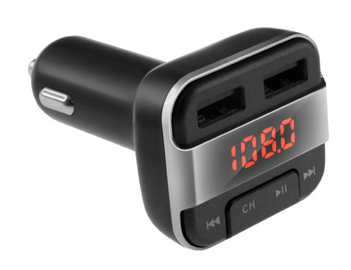 Автомобильный FM-модулятор Neoline Rave FM черный MicroSD BT USB PDU