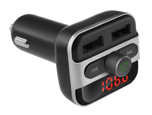 Автомобильный FM-модулятор Neoline Wave FM черный MicroSD BT USB PDU