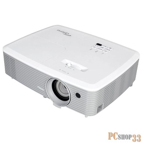 Проектор Optoma EH400 (DLP, 1080p 1920x1080, 4000Lm, 22000:1, 2xHDMI, MHL, 1x2W speaker, 3D Ready, l