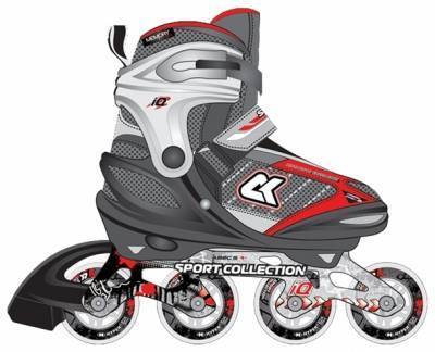 Роликовые коньки IQ красный (6) 29-32